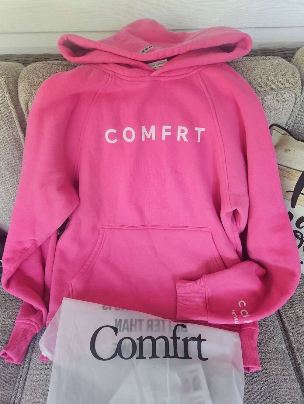 Comfrt Hot Pink Hoodie